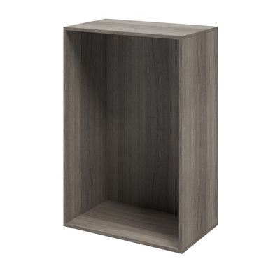 GoodHome Atomia Matt Grey Oak Effect Modular Furniture Cabinet(H)1125mm (W)750mm (D)450mm from B&Q