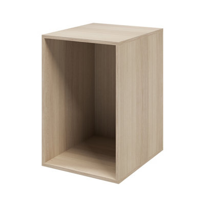 B&Q -  Atomia Matt Oak Effect Modular Furniture Cabinet(H)750mm (W)500mm (D)580mm