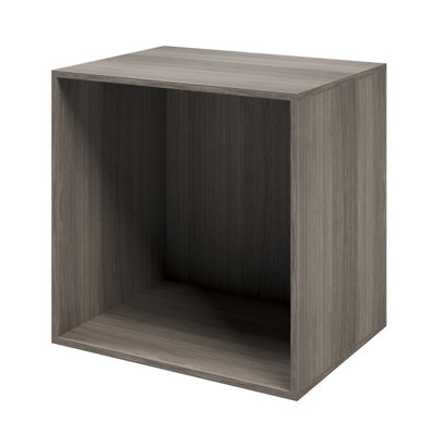 B&Q -  Atomia Matt Grey Oak Effect Modular Furniture Cabinet(H)750mm (W)750mm (D)580mm