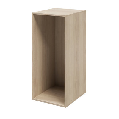 B&Q -  Atomia Matt Oak Effect Modular Furniture Cabinet(H)1125mm (W)500mm (D)580mm