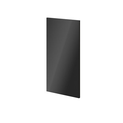 B&Q -  Atomia Gloss Anthracite Non-Mirrored Modular Furniture Door(H) 747mm (W) 372mm