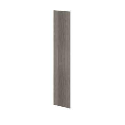B&Q -  Atomia Matt Grey Oak Effect Non-Mirrored Modular Furniture Door(H) 1872mm (W) 372mm