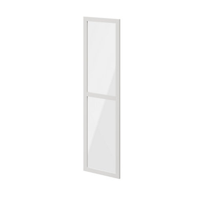 B&Q -  Atomia Mirrored White Transparent Modular Furniture Door(H) 1872mm (W) 497mm