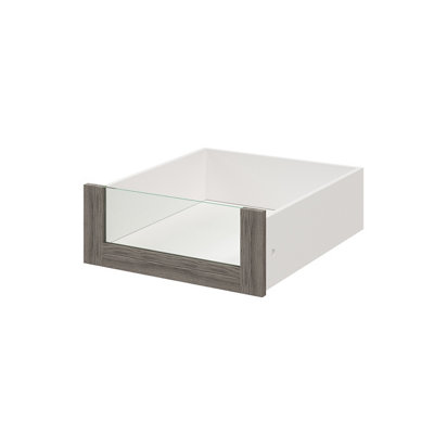 GoodHome Atomia Modular Matt Grey Oak Effect Shaker Medium Internal Drawer (H)170mm (W)464mm (D)500mm from B&Q