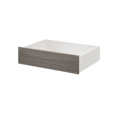 GoodHome Atomia Modular Grey Oak Effect Slab Internal Drawer (H)170mm (W)714mm (D)500mm from B&Q