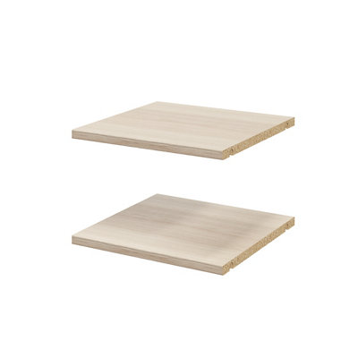 B&Q -  Atomia Matt Beige Oak Effect Shelf(L)339mm (D)332mm