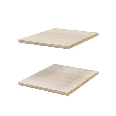 B&Q -  Atomia Matt Beige Oak Effect Shelf(L)339mm (D)432mm