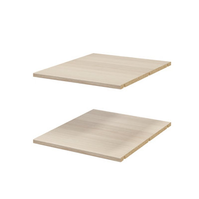 B&Q -  Atomia Matt Beige Oak Effect Shelf(L)464mm (D)562mm
