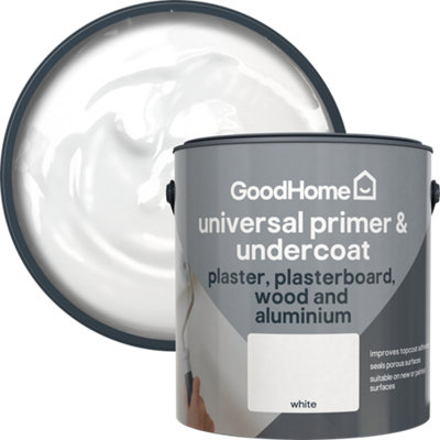 GoodHome White Multi-Surface Primer & Undercoat2.5L from B&Q