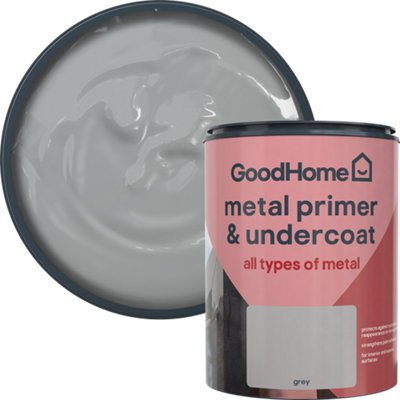 GoodHome Grey Multi-Surface Metal Primer & Undercoat750Ml from B&Q