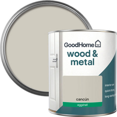 GoodHome Cancún Eggshell Metal & Wood Paint750Ml from B&Q