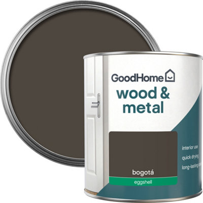 GoodHome Bogotá Eggshell Metal & Wood Paint750Ml from B&Q