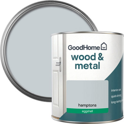 GoodHome Hamptons Eggshell Metal & Wood Paint750Ml from B&Q