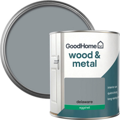 GoodHome Delaware Eggshell Metal & Wood Paint750Ml from B&Q