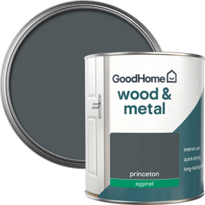 GoodHome Princeton Eggshell Metal & Wood Paint750Ml from B&Q