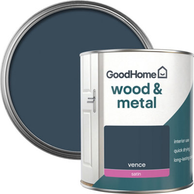 GoodHome Vence Satin Metal & Wood Paint750Ml from B&Q