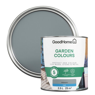 GoodHome Garden Colours Delaware Matt Multi-Surface Paint2.5L from B&Q