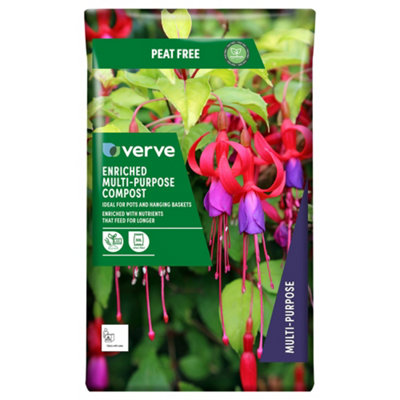 Verve Peat-Free Enriched Multi-Purpose Compost 50L from B&Q