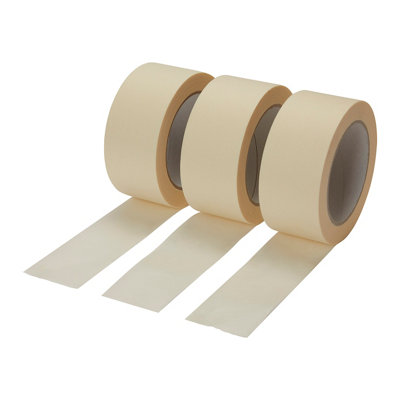 Diall Beige Masking Tape (L)50M (W)48mmPack Of 3 from B&Q