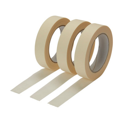 Diall Beige Masking Tape (L)50M (W)24mmPack Of 3 from B&Q
