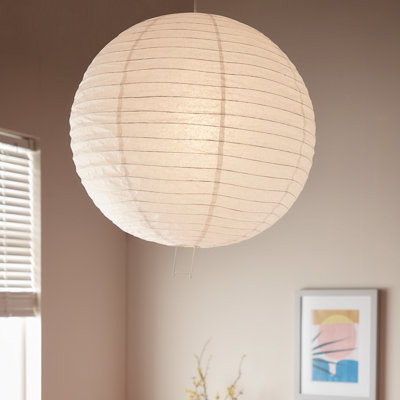 GoodHome Raqis White Pendant Ball Light Shade (D)58Cm from B&Q