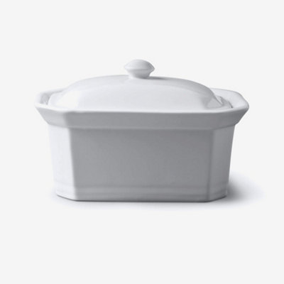 W.M Bartleet & Sons Wm Bartleet & Sons Porcelain Terrine Butter Dish With Lid18Cm from B&Q