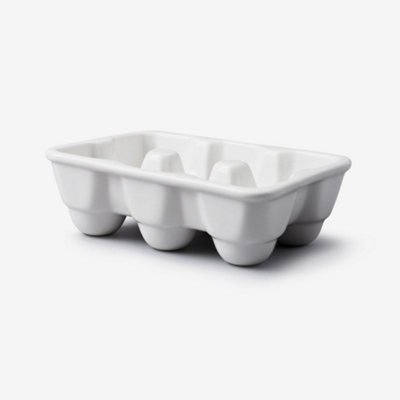 W.M Bartleet & Sons Wm Bartleet & Sons Porcelain 6 Egg Divided Fridge Egg Storage Box from B&Q