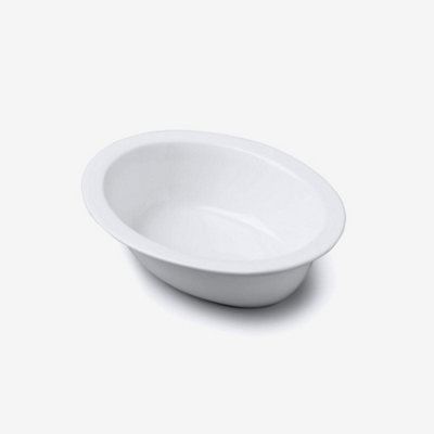 B&Q -  Wm Bartleet & Sons Porcelain Oval Pie Dish20Cm