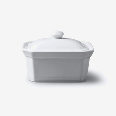 W.M Bartleet & Sons Wm Bartleet & Sons Porcelain Terrine Butter Dish With Lid14Cm from B&Q