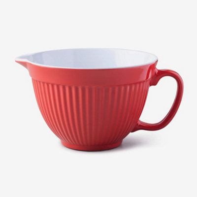 Zeal Melamine Mixing Bowl Jug 20CmRed from B&Q