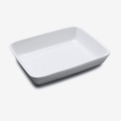 B&Q -  Wm Bartleet & Sons Porcelain Traditional Lasagne Dish