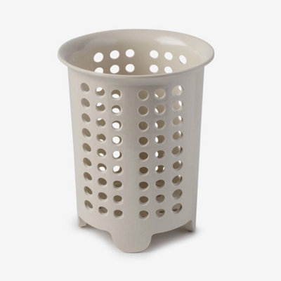 Zeal Melamine Cutlery Drainer Utensil PotCream from B&Q