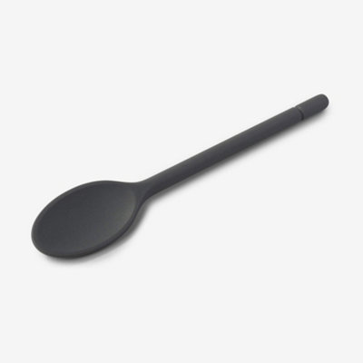 Zeal Traditional Silicone Cooking Spoon25CmDark Grey from B&Q