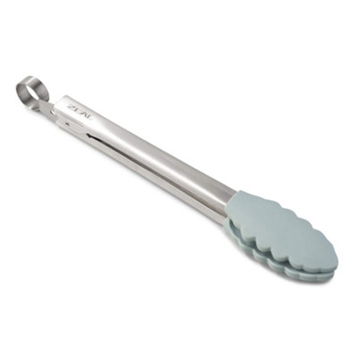 Zeal Silicone Cooking Tongs25CmDuck Egg Blue from B&Q
