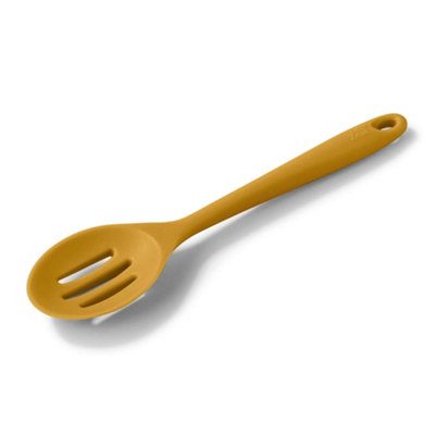 Zeal Silicone Slotted Spoon 28CmMustard from B&Q