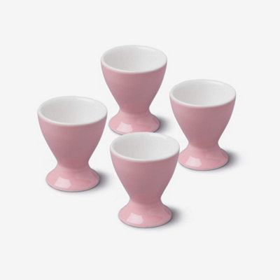 W.M Bartleet & Sons Wm Bartleet & Sons Porcelain Egg Cup Set Of 4Pink from B&Q
