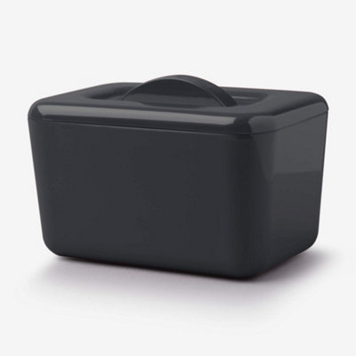 Zeal Melamine Insulated Butter DishDark Grey from B&Q