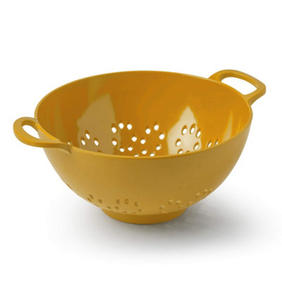 Zeal Unisex Mustard Melamine Colander Small 15Cm In - Image 3