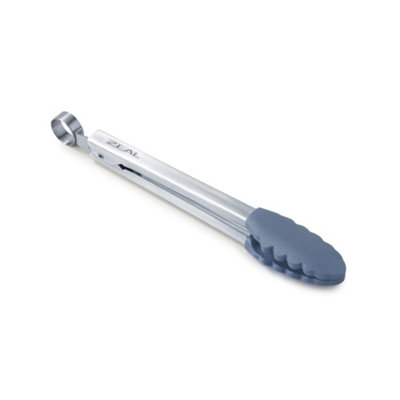 Zeal Silicone Small Cooking Tongs20CmProvence Blue from B&Q