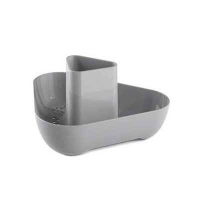 Zeal Melamine Sink Corner Tidy French Grey from B&Q