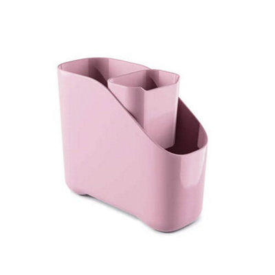Zeal Melamine Large Sink Tidy With Inner Bucket Rose Pink from B&Q
