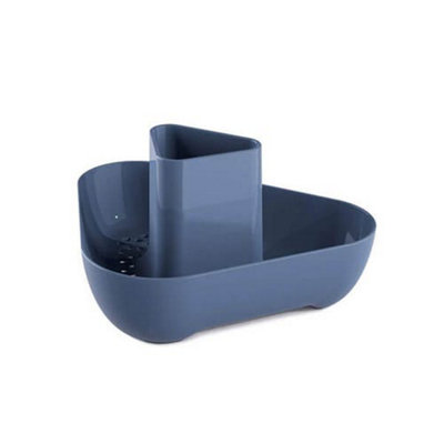 Zeal Melamine Sink Corner Tidy Provence Blue from B&Q
