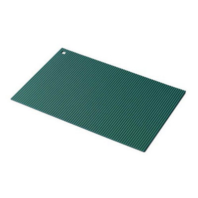Zeal Jumbo Silicone Rectangular Hot Mat Trivet Forest Green from B&Q