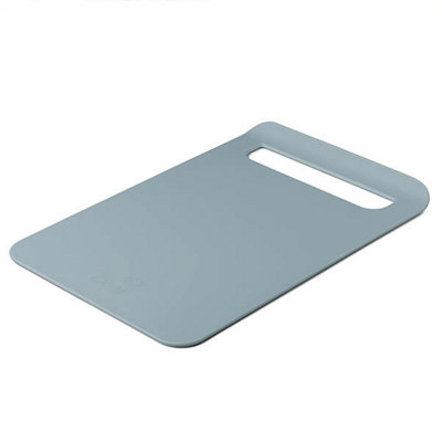Zeal Straight To Pan Large Slim Chopping Board Duck Egg Blue from B&Q