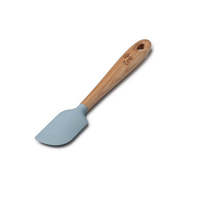 Zeal Small Spatula Spoon With Ash Wood Handle Duck Egg Blue from B&Q