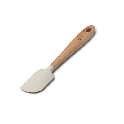 Zeal Small Spatula Spoon With Ash Wood Handle Cream from B&Q