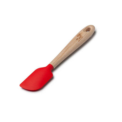 Zeal Small Spatula Spoon With Ash Wood Handle Red from B&Q