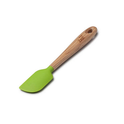 Zeal Small Spatula Spoon With Ash Wood Handle Neon Lime from B&Q