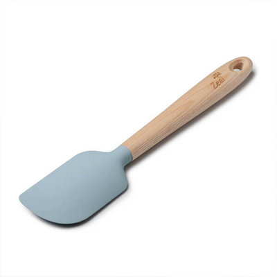 Zeal Large Spatula Spoon With Ash Wood Handle Duck Egg Blue from B&Q