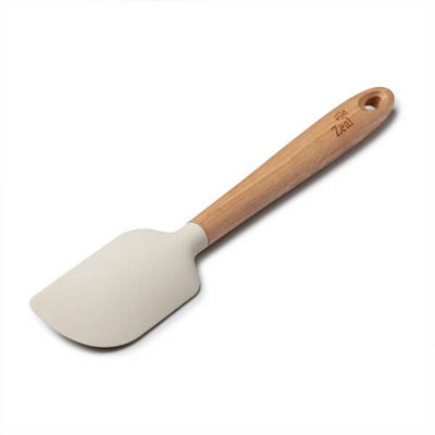 Zeal Large Spatula Spoon With Ash Wood Handle Cream from B&Q